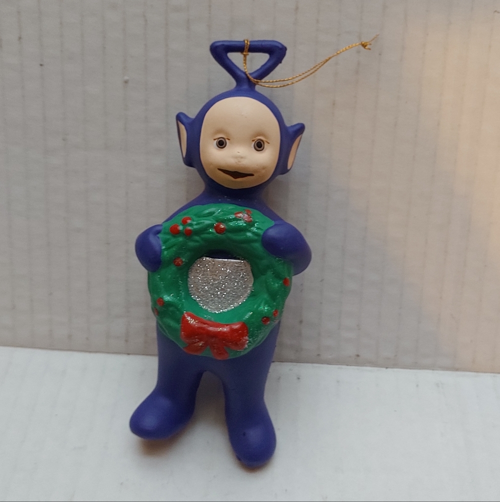 Tinky Winky Purple Teletubbies 1999 Christmas Vintage Ornament
